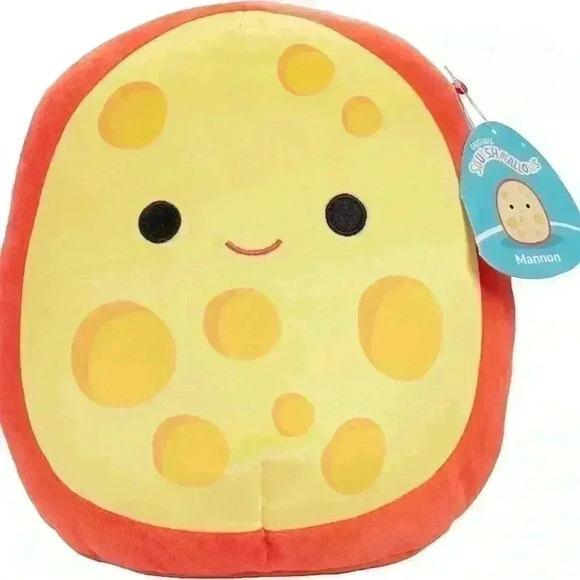 Squishmallow Mannon the Gouda Cheese 10” plush BNWT - Picture 1 of 4